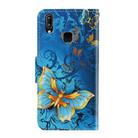 For Vivo Y91C  3D Colored Drawing Horizontal Flip PU Leather Case with Holder & Card Slots & Wallet(Jade Butterfly) - 3