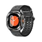 W7 1.43 inch IP68 Waterproof Smart Watch, Support Sedentary Reminder / Sleep Monitoring(Black) - 1