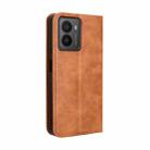 For HMD Fusion 5G Magnetic Buckle Retro Texture Leather Phone Case(Brown) - 3