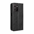 For HMD Skyline Magnetic Buckle Retro Texture Leather Phone Case(Black) - 3