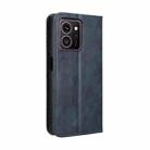 For HMD Skyline Magnetic Buckle Retro Texture Leather Phone Case(Blue) - 3