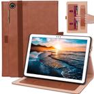 For Huawei Enjoy Tablet 2 10.1 inch Business Retro Texture Horizontal Flip Leather Case with Holder & Card Slots & Hand Strap(Brown) - 1