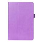 For Huawei MatePad 10.8 (2020) Business Retro Texture Horizontal Flip Leather Case with Holder & Card Slots & Hand Strap(Purple) - 2