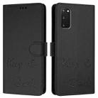 For Samsung Galaxy S20 FE 2022 / 5G / 4G Smile Embossing RFID Leather Phone Case(Black) - 3