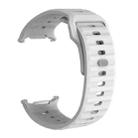 For Samsung Galaxy Watch Ultra 47mm Wavy Texture Silicone Watch Band(White) - 2