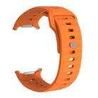 For Samsung Galaxy Watch Ultra 47mm Wavy Texture Silicone Watch Band(Orange) - 2