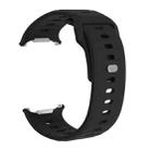 For Samsung Galaxy Watch Ultra 47mm Wavy Texture Silicone Watch Band(Black) - 2