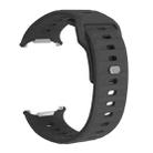 For Samsung Galaxy Watch Ultra 47mm Wavy Texture Silicone Watch Band(Dark Grey) - 2