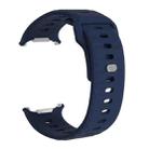 For Samsung Galaxy Watch Ultra 47mm Wavy Texture Silicone Watch Band(Midnight Blue) - 2