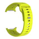 For Samsung Galaxy Watch Ultra 47mm Wavy Texture Silicone Watch Band(Fluorescent Yellow) - 2