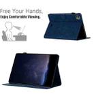 For iPad Pro 11 2024 / Air 10.9 2022 Honeycomb Embossed Leather Smart Tablet Case(Blue) - 3