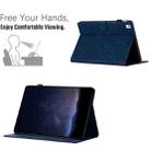 For iPad 10.2 2021 / 2020 / 10.5 2019 Honeycomb Embossed Leather Smart Tablet Case(Blue) - 3