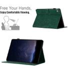 For iPad mini 6 / mini 2024 Honeycomb Embossed Leather Smart Tablet Case(Green) - 3