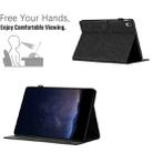 For iPad mini 6 Honeycomb Embossed Leather Smart Tablet Case(Black) - 3