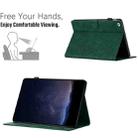 For iPad mini 5 / 4 / 3 / 2 / 1 Honeycomb Embossed Leather Smart Tablet Case(Green) - 3