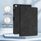 For iPad Pro 9.7 / 9.7 2018 / 2017 Honeycomb Embossed Leather Smart Tablet Case(Black) - 2