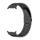 For Samsung Galaxy Watch Ultra 47mm Three Beads Stainless Steel Watch Band(Black) - 3