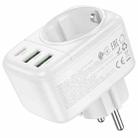 hoco AC26 PD20W Type-C, 2 x USB Ports Socket Charger, Plug:EU Plug / German(White) - 3