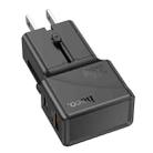 hoco AC24 Mini PD25W QC3.0 Universal Travel Charger(Black) - 3