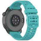 For COROS PACE 3 Color Buckle Liquid Silicone Strap(Dark Green) - 2