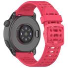 For COROS PACE 3 Color Buckle Liquid Silicone Strap(Red) - 2