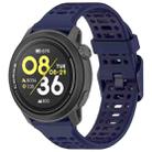 For COROS PACE 3 Color Buckle Liquid Silicone Strap(Midnight Blue) - 1