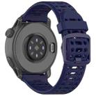 For COROS PACE 3 Color Buckle Liquid Silicone Strap(Midnight Blue) - 2