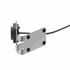 For Google Pixel Watch 3 41 / 45mm Rotatable Smart Watch Fast Charger Metal Dock Charger Holder(Grey) - 3