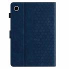 For Huawei MatePad T10 / T10S Honeycomb Embossed Leather Tablet Case(Blue) - 3