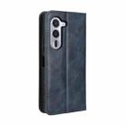 For Fujitsu Arrows Alpha F-51F Magnetic Buckle Retro Texture Leather Phone Case(Blue) - 3