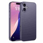 For iPhone 16 Plus GKK AG Craft Skin Feel Full Coverage Phone Case(Purple) - 1