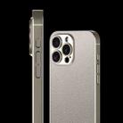 For iPhone 16 Pro Max GKK Metal Paint Skin Feel Leather Full Coverage Phone Case(Titanium Grey) - 3