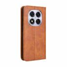 For Redmi Note 14 Pro+ 5G Magnetic Buckle Retro Texture Leather Phone Case(Brown) - 3