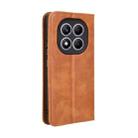 For Redmi Note 14 Pro 4G Magnetic Buckle Retro Texture Leather Phone Case(Brown) - 3