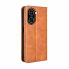 For Redmi A5 4G 173.3mm Magnetic Buckle Retro Texture Leather Phone Case(Brown) - 3