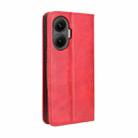For Redmi Turbo 4 Pro 5G Magnetic Buckle Retro Texture Leather Phone Case(Red) - 3