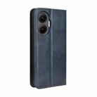For Redmi Turbo 4 Pro 5G Magnetic Buckle Retro Texture Leather Phone Case(Blue) - 3