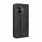 For Redmi K80 Ultra Magnetic Buckle Retro Texture Leather Phone Case(Black) - 3