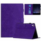 For Lenovo Tab M10 HD Gen 2nd X306X Honeycomb Embossed Leather Smart Tablet Case(Purple) - 1