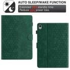 For Lenovo Tab P11 J606F Honeycomb Embossed Leather Smart Tablet Case(Green) - 3