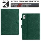 For Lenovo Tab P11 Gen 2 Honeycomb Embossed Leather Smart Tablet Case(Green) - 3