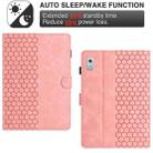 For Lenovo Tab P11 Gen 2 Honeycomb Embossed Leather Smart Tablet Case(Pink) - 3