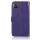 For Huawei Y5P / Honor 9s Wind Chime Owl Embossing Pattern Horizontal Flip Leather Case, with Holder & Card Slots & Wallet(Purple) - 3