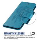 For OnePlus 8 Wind Chime Owl Embossing Pattern Horizontal Flip Leather Case, with Holder & Card Slots & Wallet(Blue) - 4