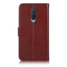 For OnePlus 8 Wind Chime Owl Embossing Pattern Horizontal Flip Leather Case, with Holder & Card Slots & Wallet(Brown) - 3