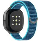 For Fitbit Ace LTE Nylon Loop Watch Band(Dark Blue) - 2