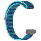 For Fitbit Ace LTE Nylon Loop Watch Band(Dark Blue) - 3