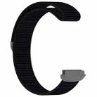 For Fitbit Ace LTE Nylon Loop Watch Band(Black) - 3