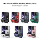 For Xiaomi Poco X7 Pro Sliding Camshield TPU+PC Phone Case with Card Slot(Grey) - 2