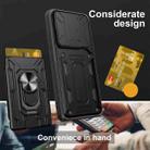 For Xiaomi Poco F7 Ultra Sliding Camshield TPU+PC Phone Case with Card Slot(Rose Gold) - 3